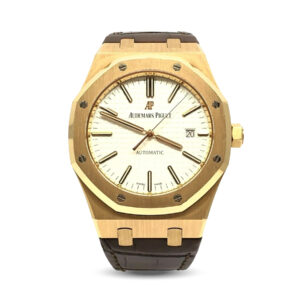 Royal Oak 15400 Rose Gold White Dial (2016)