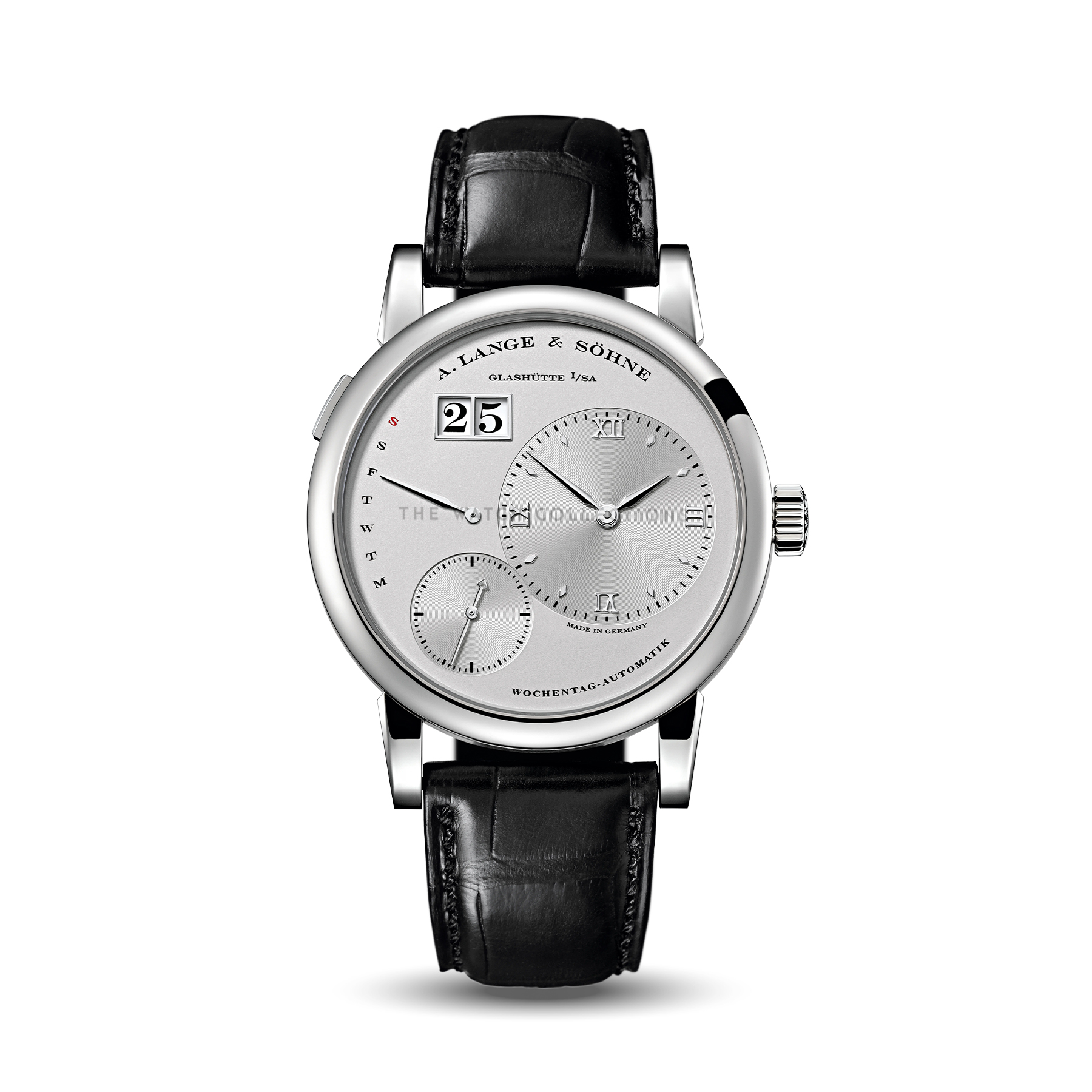 320.025 Glashutte Lange 1 Daymatic Platinum (Pre-owned 2012)