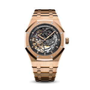 15407OR Royal Oak Double Balance Openworked Rose Gold (New 2024)