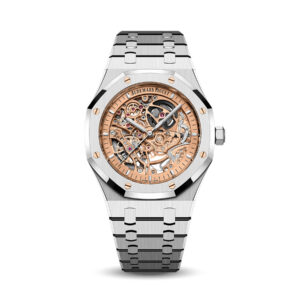 15407ST Royal Oak Double Balance Openworked 'Salmon' (New 2025)