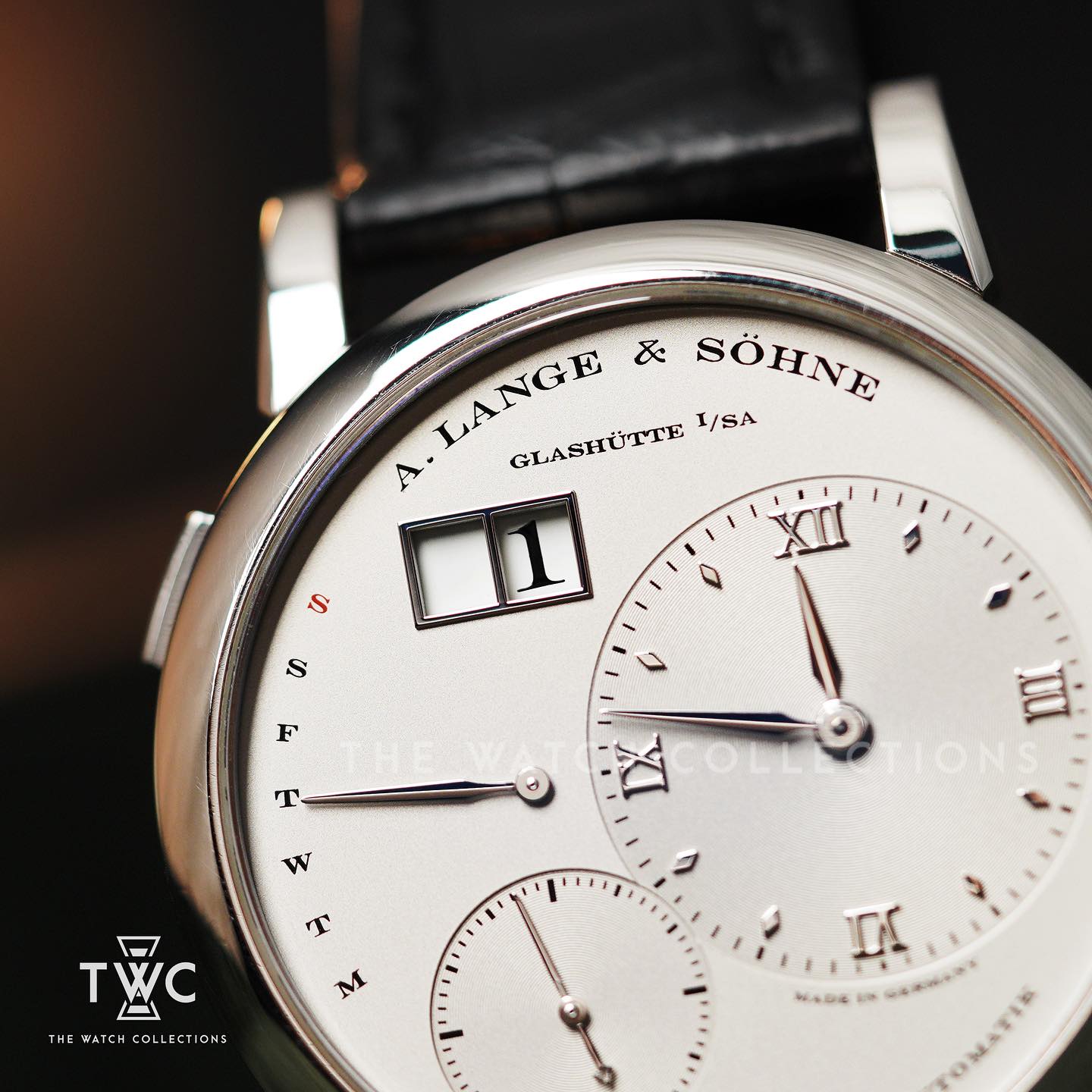 320.025 Glashutte Lange 1 Daymatic Platinum (Pre-owned 2012) - Image 3