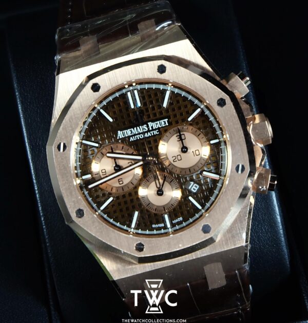 ROYAL OAK CHRONOGRAPH ROSEGOLD *NEW MODEL SIHH 2017 - Image 2