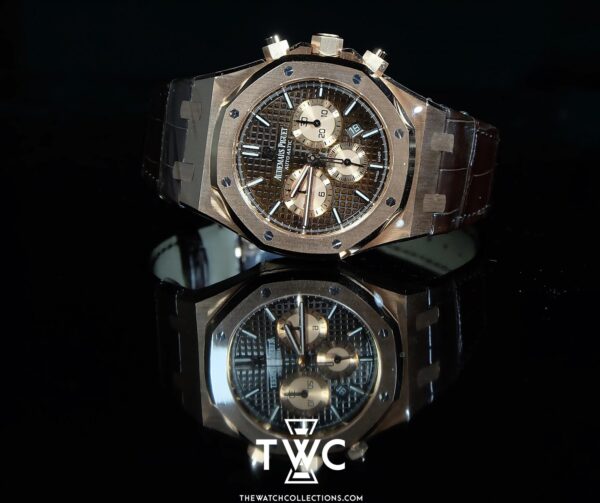 ROYAL OAK CHRONOGRAPH ROSEGOLD *NEW MODEL SIHH 2017 - Image 3