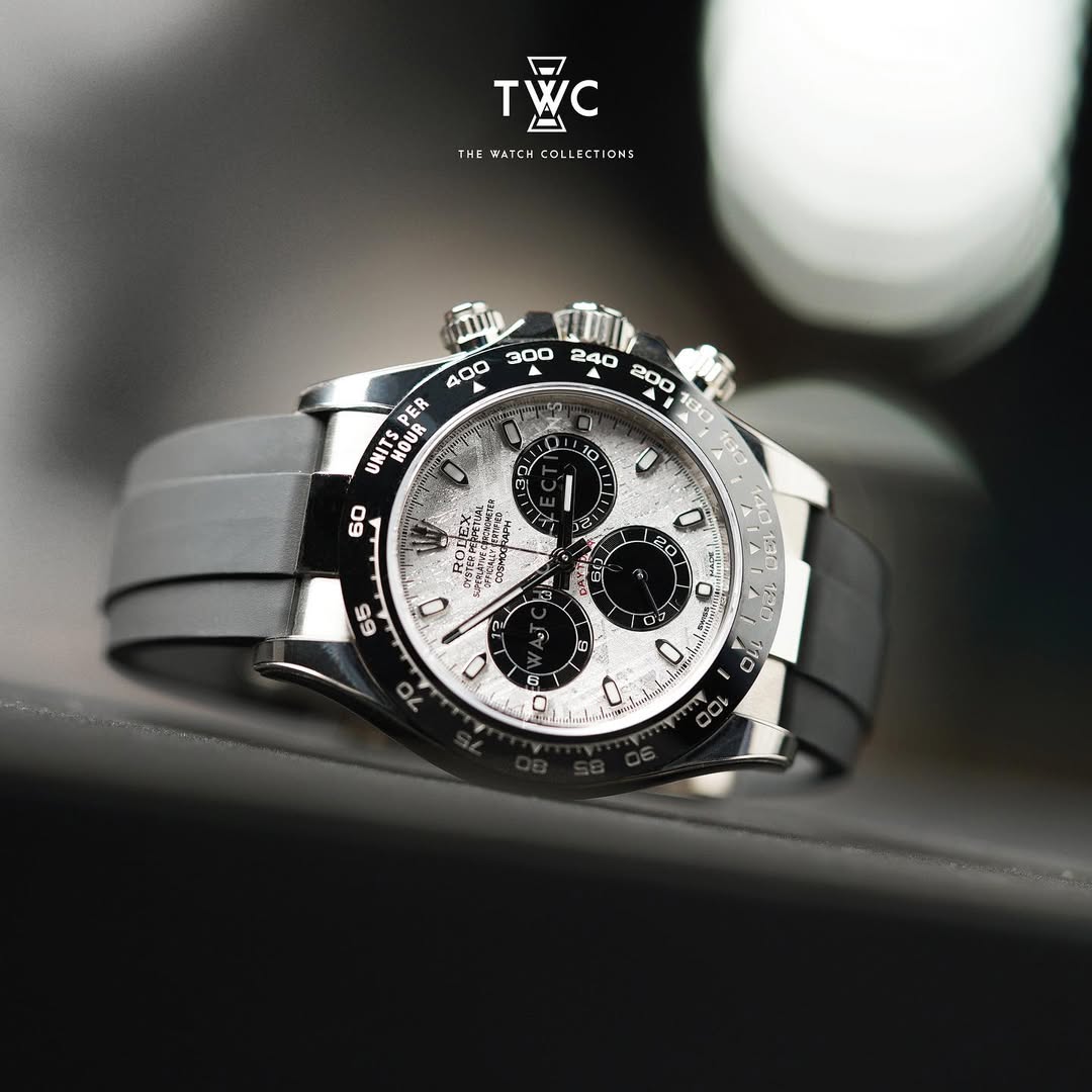 116519LN Daytona White Gold Oysterflex Meteorite (New 2023) - Image 2