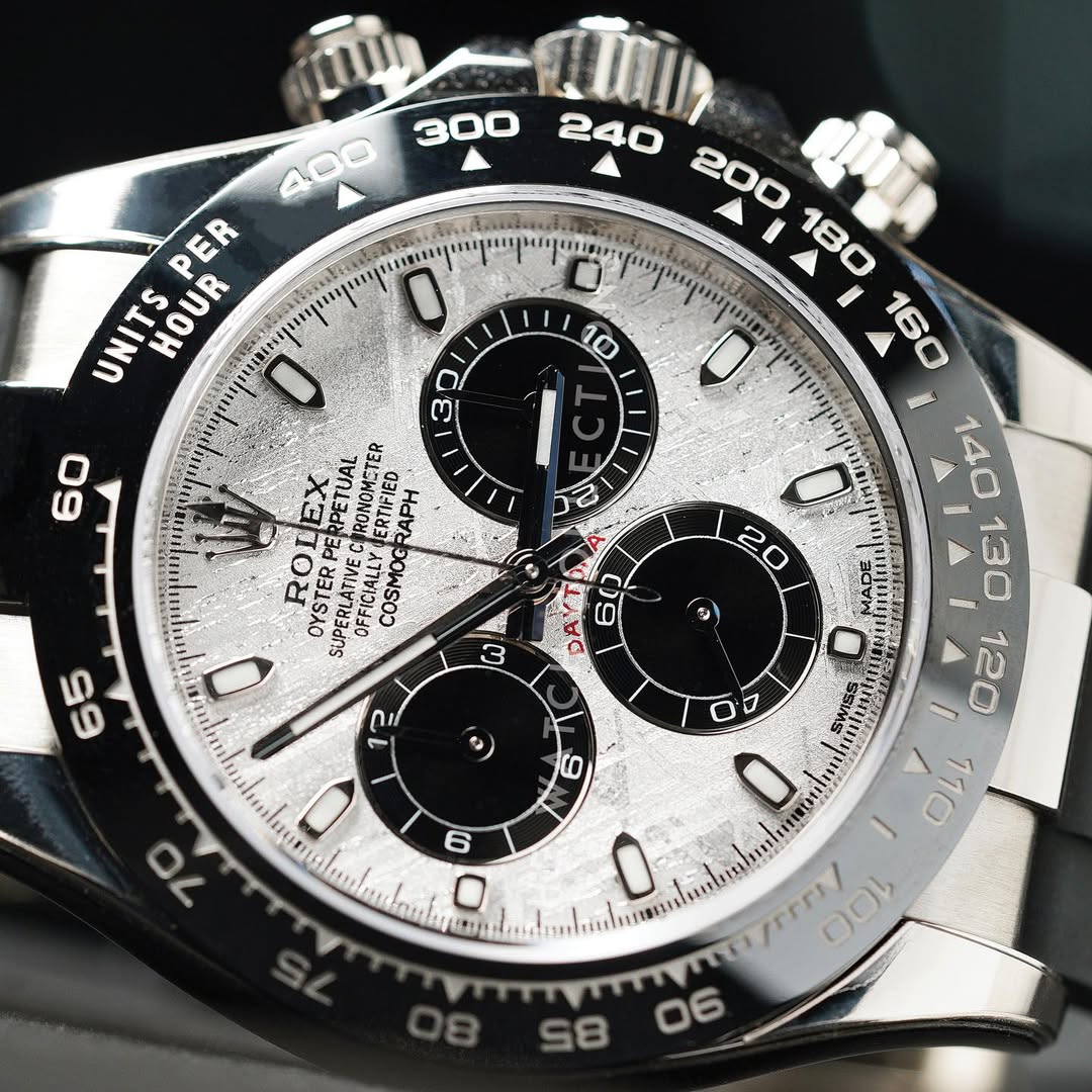 116519LN Daytona White Gold Oysterflex Meteorite (New 2023) - Image 3