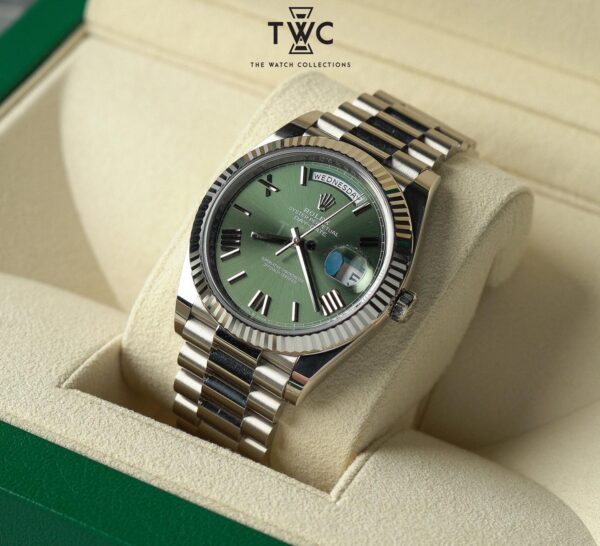Day-Date Olive Green White Gold - Image 4
