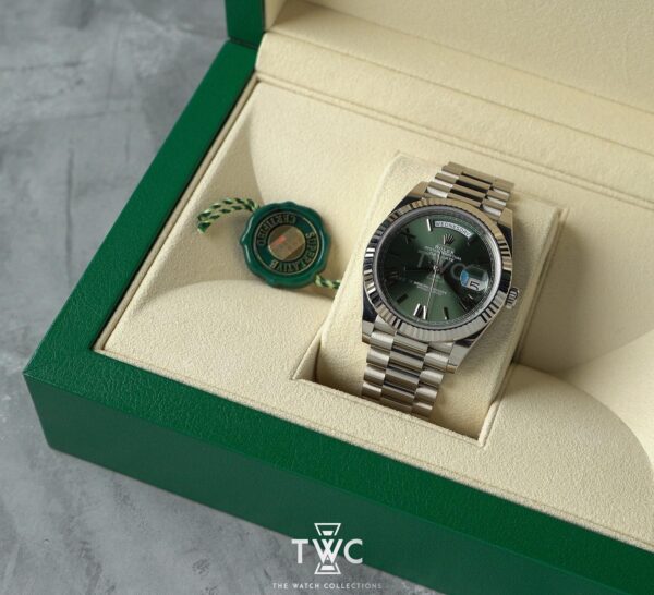 Day-Date Olive Green White Gold - Image 6