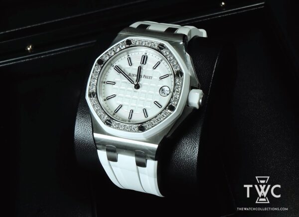 LADIES ROYAL OAK OFFSHORE QUARTZ DIAMOND - Image 2