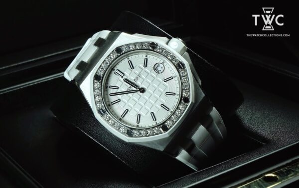 LADIES ROYAL OAK OFFSHORE QUARTZ DIAMOND - Image 4