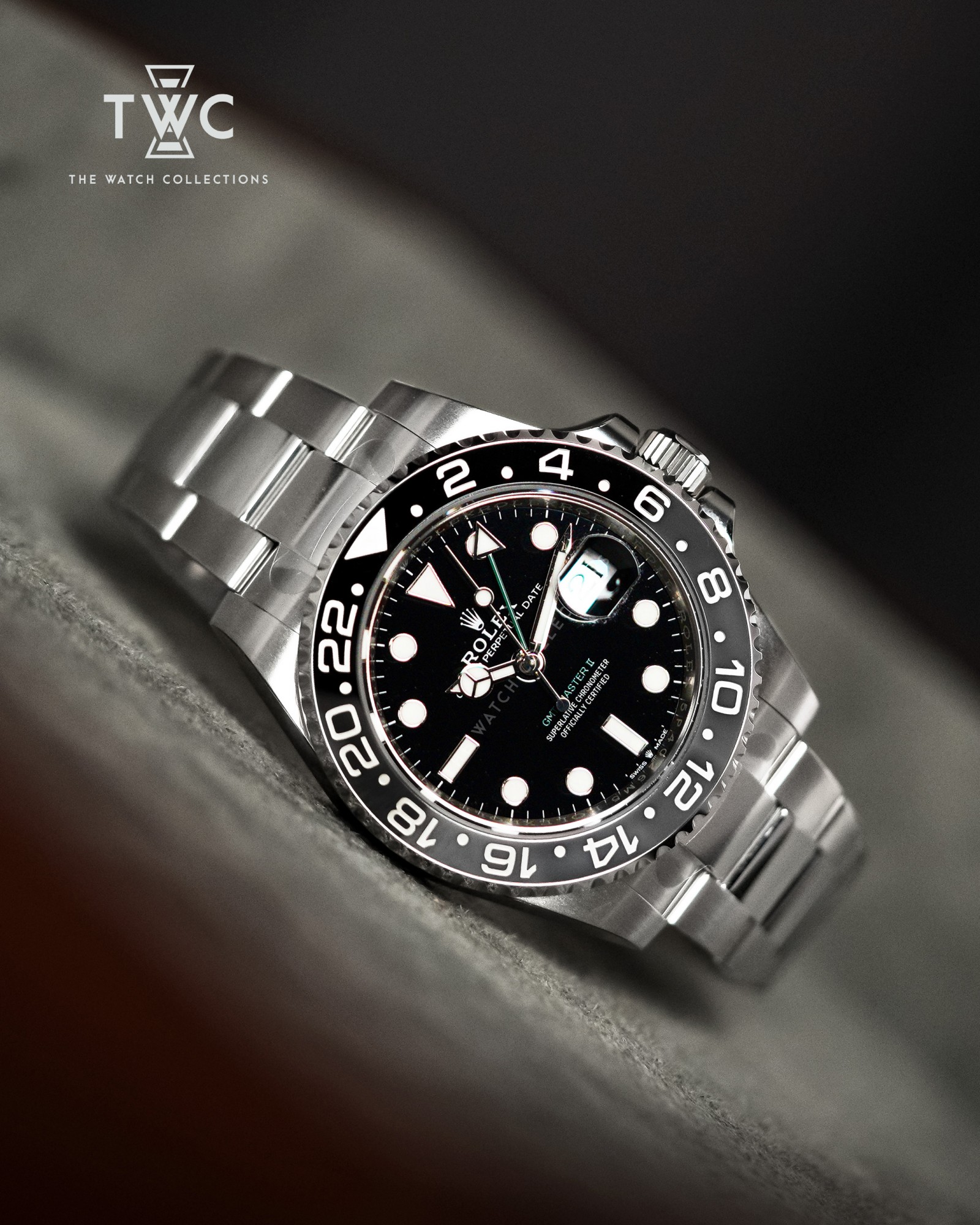 126710GRNR GMT-Master II 'Bruce Wayne' Oystersteel (New 2025) - Image 3