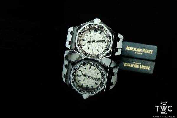 LADIES ROYAL OAK OFFSHORE QUARTZ DIAMOND - Image 3