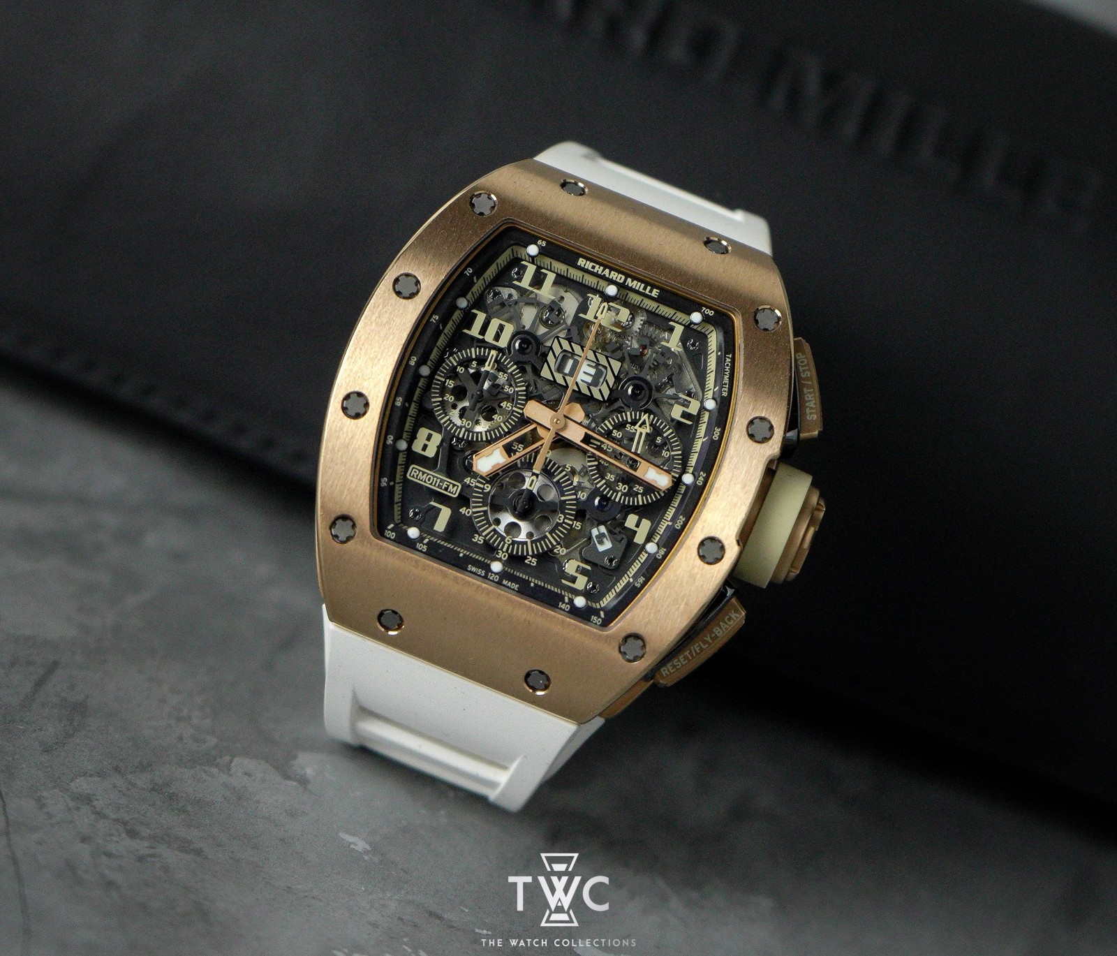 RM011 Rose Gold Felipe Massa 'Ivory' (Pre-owned 2016) - Image 3