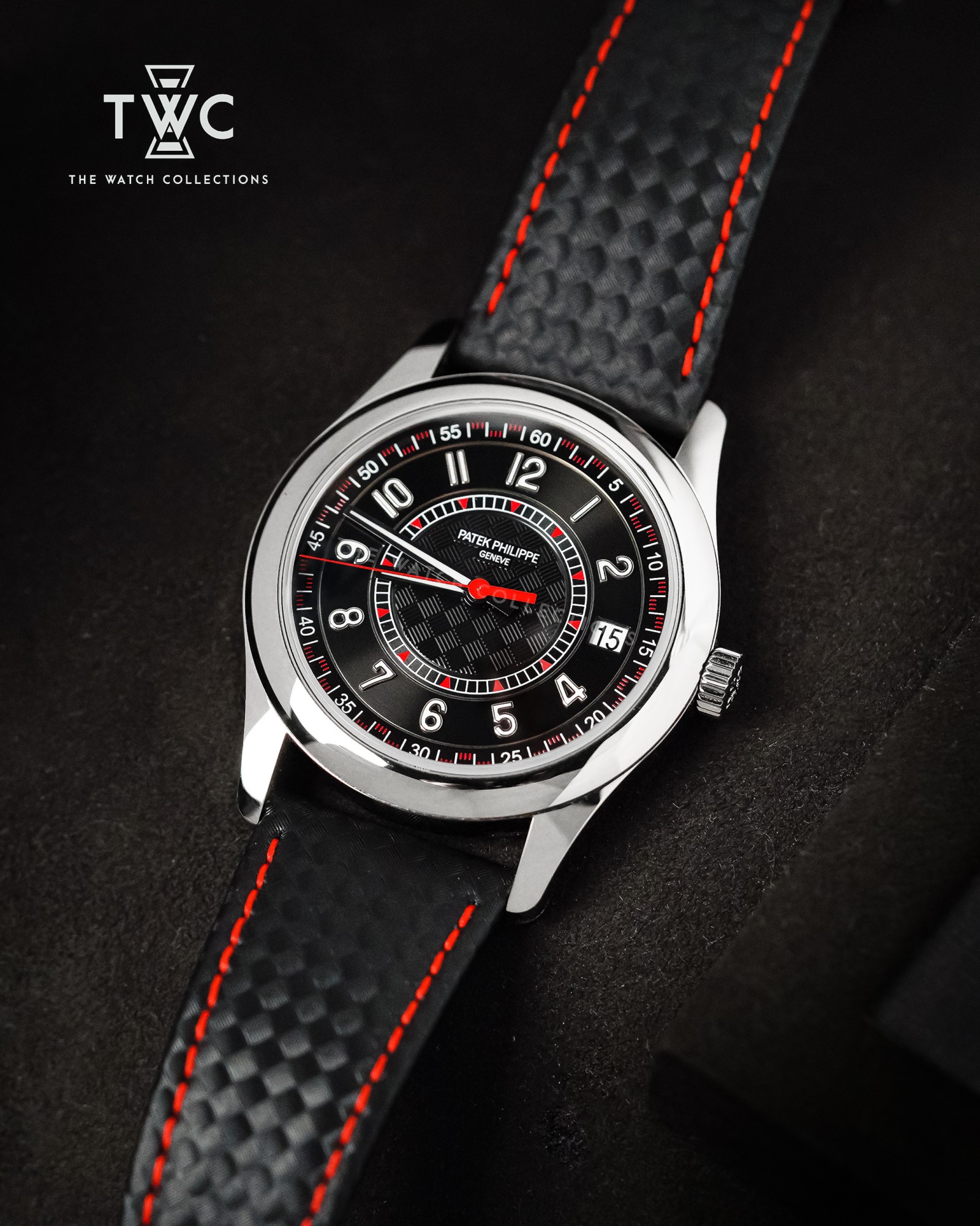 6007G Calatrava Red 18K White Gold (NOS 2024) - Image 2