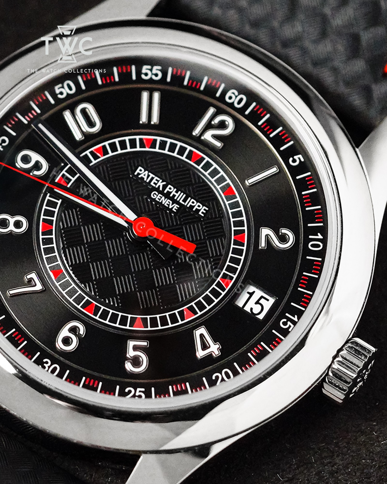 6007G Calatrava Red 18K White Gold (NOS 2024) - Image 3