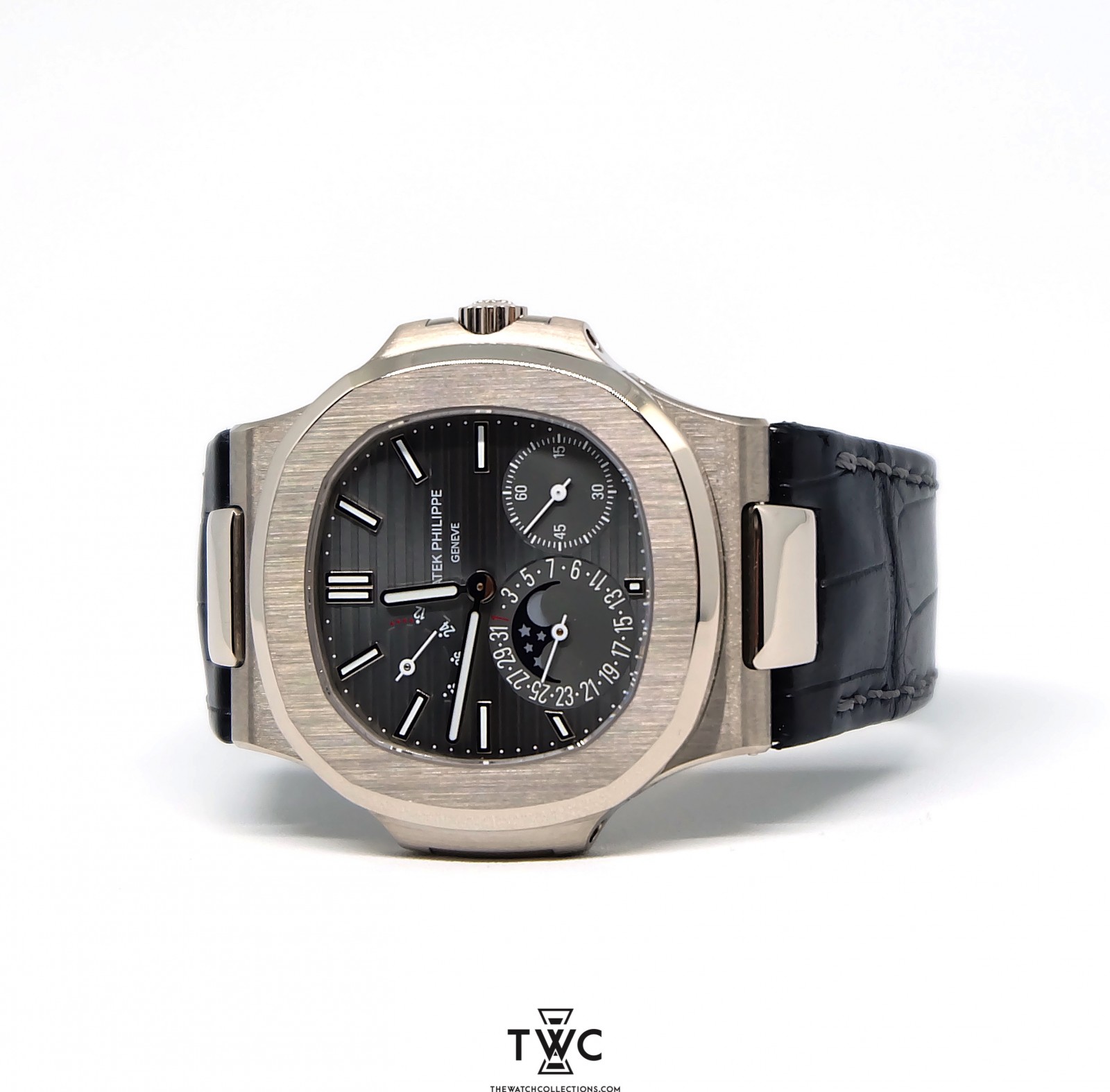 NAUTILUS MOONPHASE WHITE GOLD 5712G (2015) - Image 4